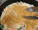 豆ヌードルの具沢山カルボナーラ風作り方14写真