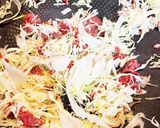 今朝の4w1hサンド「コンビーフ炒め」作り方1写真