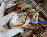牡蠣のアヒージョ作り方1写真