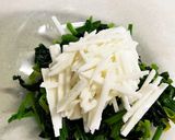 ほうれん草と長芋のごまみそ和え作り方3写真
