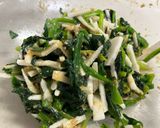 ほうれん草と長芋のごまみそ和え作り方7写真