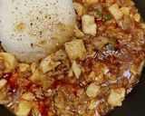 麻婆丼　豆腐少なめ　肉多め作り方6写真