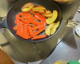 焼き林檎のサラダ作り方3写真