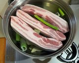 下茹後　生姜・葱利用　味噌付合せ作り方1写真