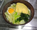 簡単きつねうどん～白菜入り作り方7写真