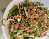 簡単おいしい☆納豆チーズ餃子作り方1写真