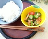 【簡単】コロコロ野菜の塩麹キムチ和え作り方7写真