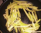 青パパイヤと大根の皮のきんぴら作り方4写真