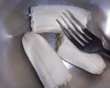 ２１㎝型シフォンケーキ（バナナココア）作り方2写真
