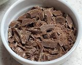 バレンタインに　とろける米粉チョコプリン作り方1写真