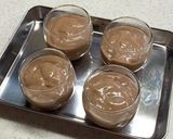 バレンタインに　とろける米粉チョコプリン作り方8写真