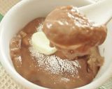 バレンタインに　とろける米粉チョコプリン作り方10写真