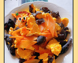 卵ときくらげ、にんじんの中華炒め作り方7写真