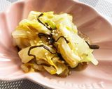 白菜塩昆布和え作り方4写真