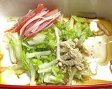 白菜とカニカマの中華風サラスパ作り方4写真
