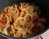 米粉パスタで　鯖味噌缶のトマトソース作り方4写真