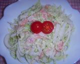 白菜とサーモンサラダ作り方7写真
