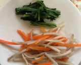３種野菜と鶏ひき肉の油揚げロール煮作り方1写真