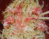 簡単！旨い！もやしと生ハムのピリごまぽん作り方4写真