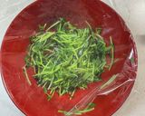 レンジでかんたん♪豆苗の塩昆布ナムル作り方2写真
