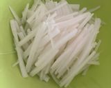 ポン酢香る柿なます作り方1写真