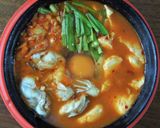 牡蠣入り豆腐チゲ作り方4写真