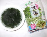 わかめ豆苗炒め♪簡単むくみに漢方薬膳作り方1写真