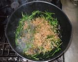 わかめ豆苗炒め♪簡単むくみに漢方薬膳作り方5写真