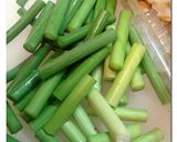 大蒜の芽 ♪ベビーホタテ♪ かき揚げ作り方2写真