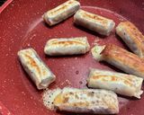 餃子の皮で！海苔チーズ春巻き作り方4写真