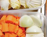 手羽元とお野菜のあごだし煮込み作り方3写真