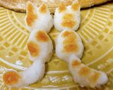 大根おろしアートで仲良しネコちゃん作り方9写真