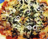 自家製猪ベーコンのピザ作り方7写真