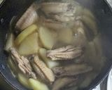柚子風味の手羽中大根煮込み作り方4写真