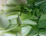 チヌとチンゲン菜のエチュベ(蒸し煮)作り方2写真