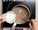 ゼラチンも砂糖も不要♡簡単チョコプリン作り方2写真
