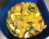 しらす、しいたけ、ねぎ入り卵焼き作り方2写真
