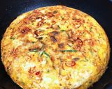 しらす、しいたけ、ねぎ入り卵焼き作り方5写真