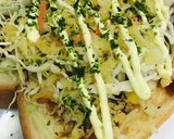 惣菜系パン●ソースサラダパン作り方1写真