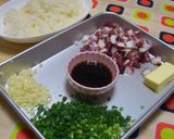 ★ホットプレート＠ガーリックたこ焼飯★作り方1写真