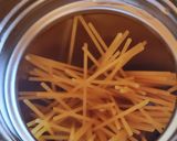 【スープジャー】ピザソースでトマトパスタ作り方4写真