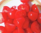 プチトマトで卵の中華炒め風～♡作り方1写真