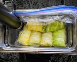 64℃ 鶏ひき肉のロール白菜 弁当作り方7写真