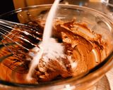 チョコレートのバスクチーズケーキ作り方6写真