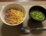 常備菜 野菜も食べれるそぼろ丼作り方11写真