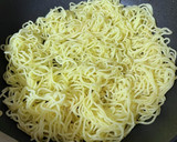 豚バラと長ネギたっぷり塩焼きそば☆お弁当作り方4写真
