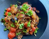 お豆のパスタでさば缶トマトスパゲッティ　作り方5写真