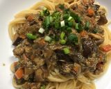 ZENBヌードルで！鯖味噌そぼろ温玉麺作り方11写真