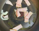 冷蔵庫の残り物野菜で作る。クリームパスタ作り方2写真