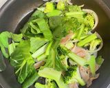 冷蔵庫の残り物野菜で作る。クリームパスタ作り方3写真